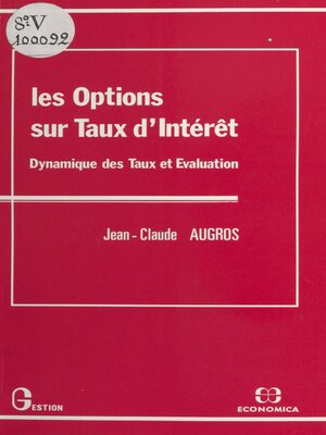 cover image of Les options sur taux d'intérêt